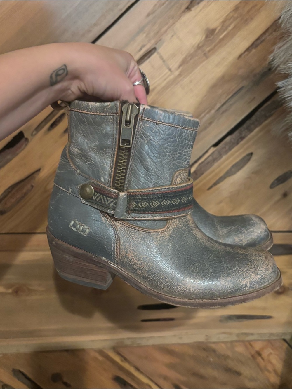Bed Stu Cobbler Ankle Boots